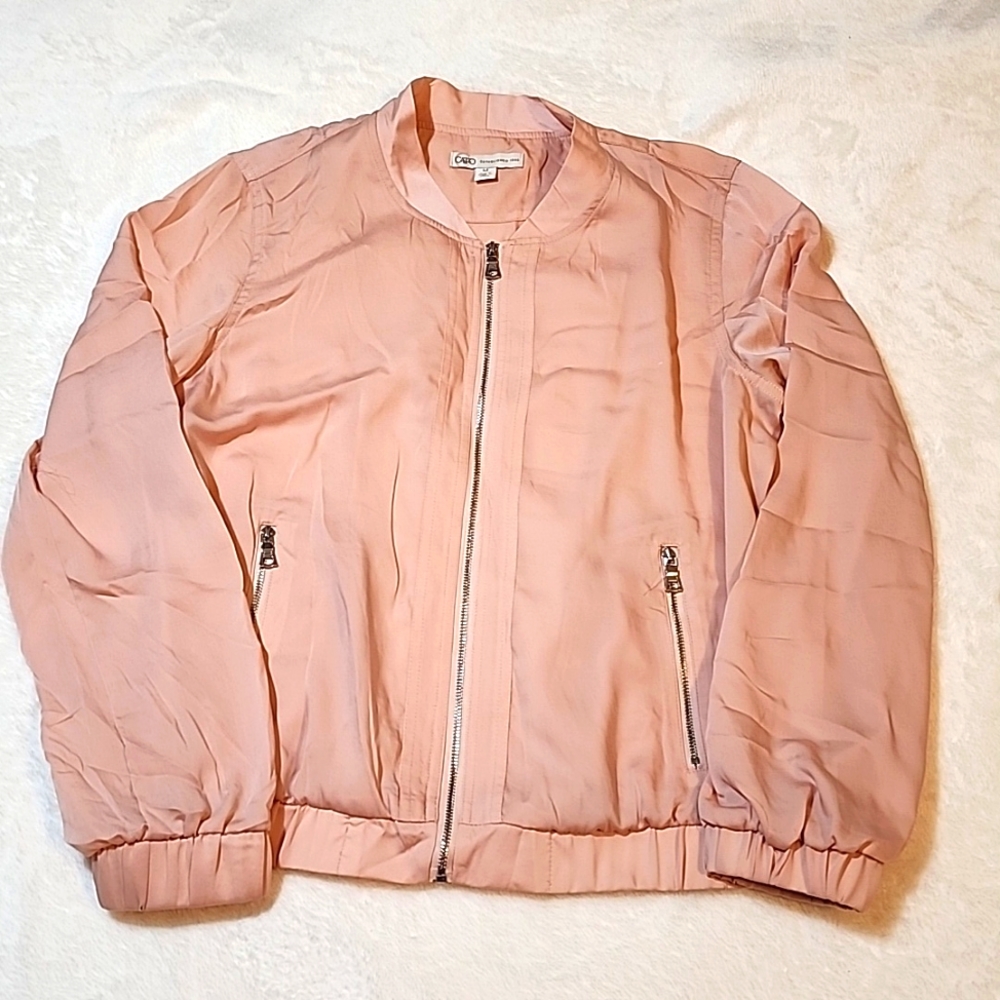 Cato pink lightweight bomber jacket